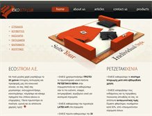 Tablet Screenshot of ecostrom.gr